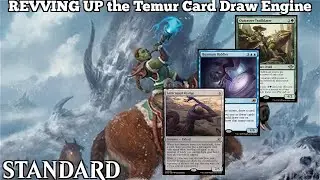 REVVING UP the Temur Card Draw Engine | EoE Battlecrier | Standard Bo3 | Platinum | MTG Arena