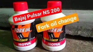 How to Change Fork oil of Bajaj Pulsar NS 200