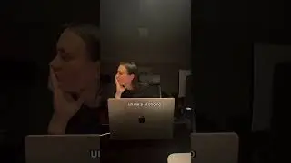 una de esas noches en el estudio... 💔
