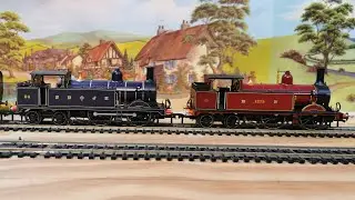 BACHMANN DOUBLE HEADER MR 1P CLASS & SDJR 1P CLASS WITH 6 WHEEL COACHES SHORT RUNNING SESSION