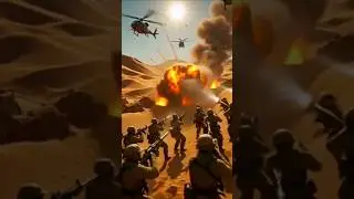 Epic Desert War Animation | Cinematic Battle in the Sand Dunes #short #waranimation
