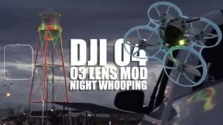 DJI O4 Lite with O3 lens mod at night