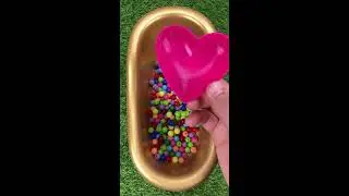 Glimmerdrop Split 🎈 ASMR Shining Balls Sliding into Quiet Cavities