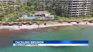 Maui county councilmembers move bill forward to protect the island's coastal infrastructure