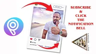 3D Instagram Frame Photo Editing | Fresh Ink Tutorials