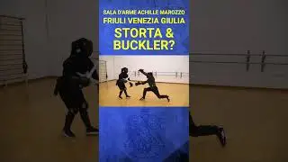 Storta and buckler Historical Fencing sparring highlights