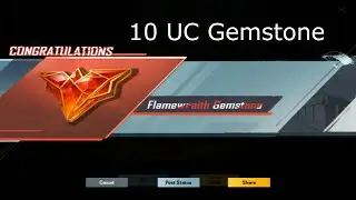 Pubg Mobile Free Legendary Gun AKM Skin And 10UC Flamewraith Gemstone  😍💗