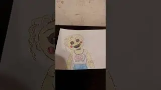 I DREW TOY CHICA FROM FNAF REWRITTEN 87 #fnaf #fnafart #fnafdrawing