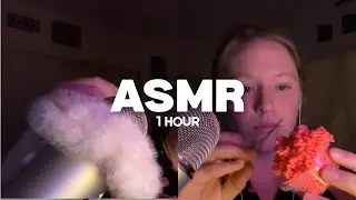 ASMR 1 Hour | Mic Brushing, Soft Scratching & Gentle Tool Sounds 