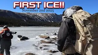 FIRST ICE of 2025/26 - Epic Adventure (BROOK TROUT)