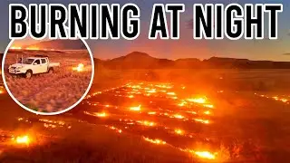 We Love Fire: Stubble Burn, Planting & a Drone Crash | Planting 2025 Pt 6 |  | Vlog 384