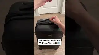 TSA Doesn&rsquo;t Want You To Know This 👀🧳✈️ #tsa #airport #luggage