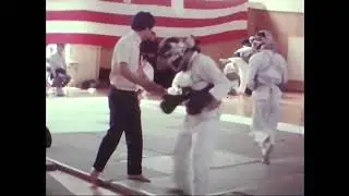 1977（昭和52）年　横浜市内初の演武会　杉田小学校体育館【音声なし】