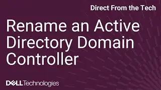 Rename an Active Directory Domain Controller