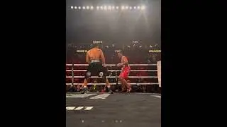 ALI SHUFFLE 🕺😂👊 #boxing #davidmorrell #davidbenavidez #boxingmedia #theboxingsource #mexico #cuba