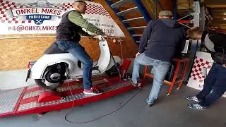 37hp vespa QUATTRINI M200 / onkel mikes garage / open day 2019