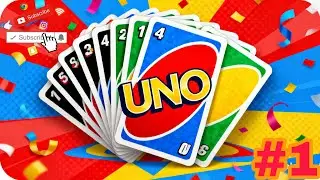 Super Ultra Boy pertama kalinya main UNO | (UNO!) #1