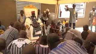 Canton de Konkistenga : Sa Majesté Naaba Sigri fait sa première apparition publique