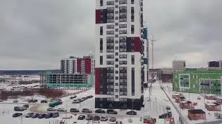 Квадрокоптер над Широкой речкой 05 03 23г  2