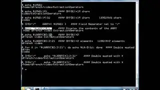5 Minute Lessons in Shell Script Programming: Extraction Operators