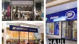 Boots, Newlook And Poundworld Haul