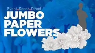 🌸 Go BIG with Event Decor Direct's JUMBO Paper Flowers &ndash; Bold, Beautiful, & Lightweight! ✨