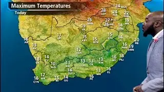 SA #Weather forecast | 08 Aug 2018