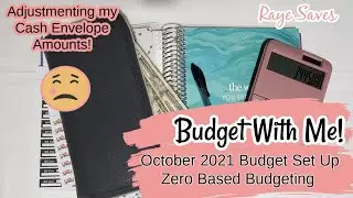 Budget With Me | October 2021 Monthly Budget Set Up | Zero Based Budget | Dave Ramsey Inspired