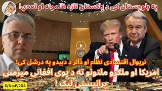 (پښتو/۲۰۴) ملګرو ملتونو او د امریکا د کانګریس د بهرنیو چارو کمیتی ته د یو افغانی میرمنی پرانیستی لیک