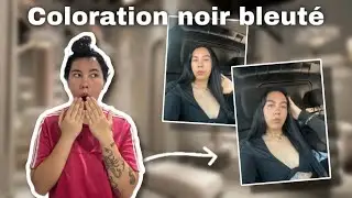 COLORATION CHEVEUX NOIR BLEUTÉ