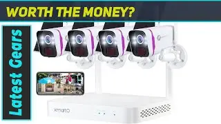 XMARTO Wire-Free Solar Home Security Camera System: Best 4MP 4K CCTV Kit?