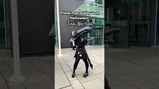 My most ambitious cosplay yet, my fashionable Xenomorph 🖤 #cosplay #halloween #kawaii #cosplayer
