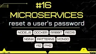 Set up Password recovery for users in Microservices with Node.js, Express, Docker, MongoDB, Redis.