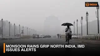 Monsoon rains grip north India, IMD issues alerts | DD India