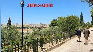 Beautiful Jerusalem: Mount of Olives, Springtime, visiting holy sites, Israel