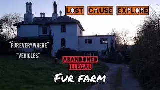 illegal fur farm] abandoned farm,lots of pelts found and cars