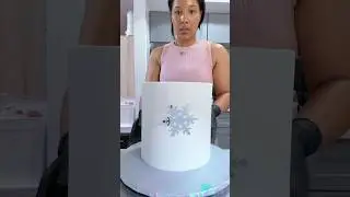 Winter WONDERLAND Cake #shortsvideo #youtubeshorts