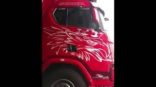 Wrap Scania R650 COUFA TRANS Avery Denison White