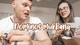 Dominos mukbang chat with us!