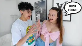 Trying To Keep My Boyfriend From TOUCHING Me While WEARING THIS!!