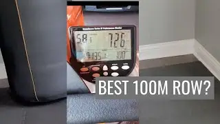 Can I beat my BEST 100M Row?
