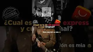 🤨Caro vs barato? Aliexpress es bueno? 👀 #guitarra #musica &iquest;comprarias una guitarra por aliexpress?