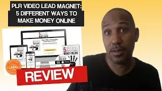 Video PLR Pack - 5 Ways to Make Money Online - Review & Bonus