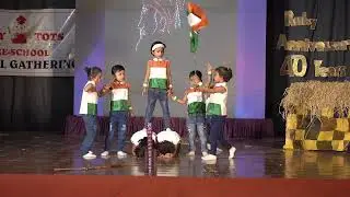 Patriotic Dance | Little Patriots of Tiny Tots | Tribute to Indian Soldiers I Pride of India