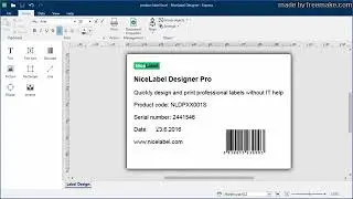 NiceLabel 2017   Design your first template