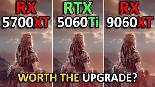 RX 5700 XT против RX 9060 XT против RTX 5060 Ti | Стоит ли обновляться в 2026 году? | 1080p, 1440p