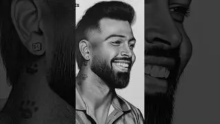 Hardik Pandya Sketch | #shorts #drawing #sketch #hardikpandya #reels