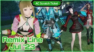 PSO2 NGS || AC Scratch update - Remix Line & Rewind Collection || July 2023