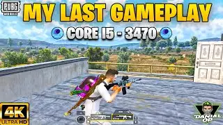 My Last PUBG Mobile Gameplay on i5 3470,8GB RAM & RX 460 4GB | Gameloop Lag Fix 2025 | low end pc