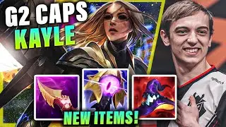 G2 CAPS PLAYING KAYLE MID W/ NEW ITEMS VS AKALI | PRESEASON S11 G2 PLAYERS STREAM GAMEPLAYS